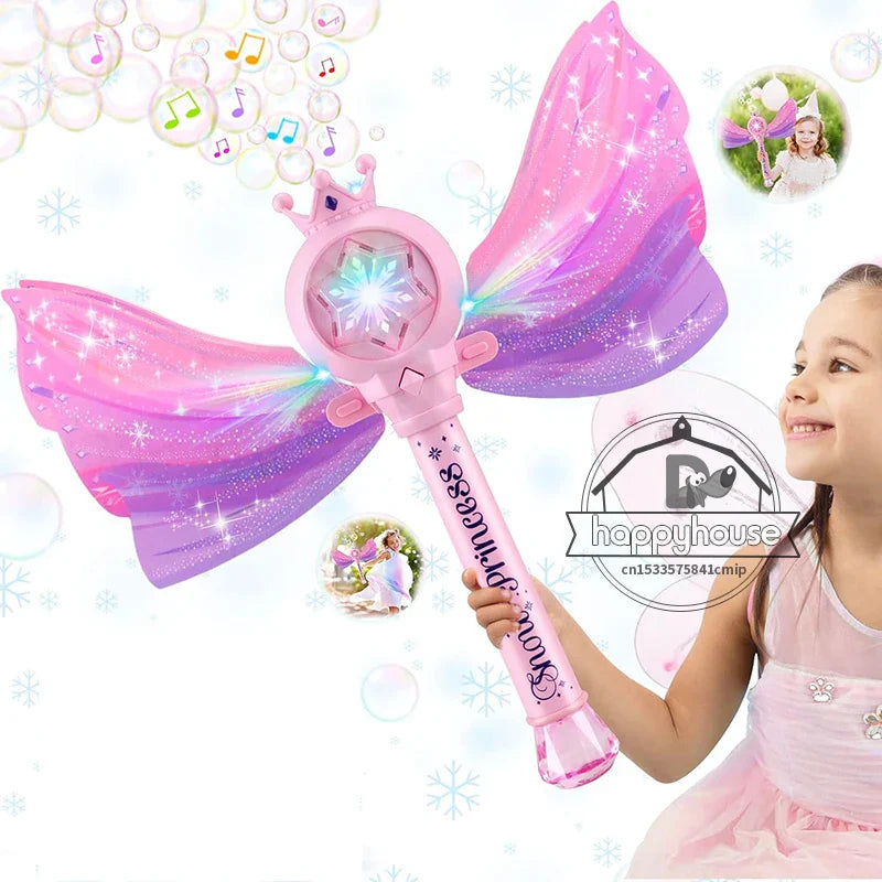 Bubbleonaut Seifenblasenpistole | 5000+ Blasen | LED & 360° Auslaufschutz | Astronauten-Design