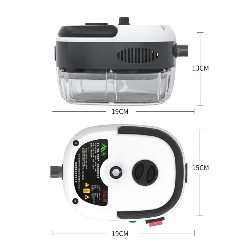 SteamCura Dampfreiniger | 2500 W Power | 3 Bar Druck | Hygienisch & Chemiefrei