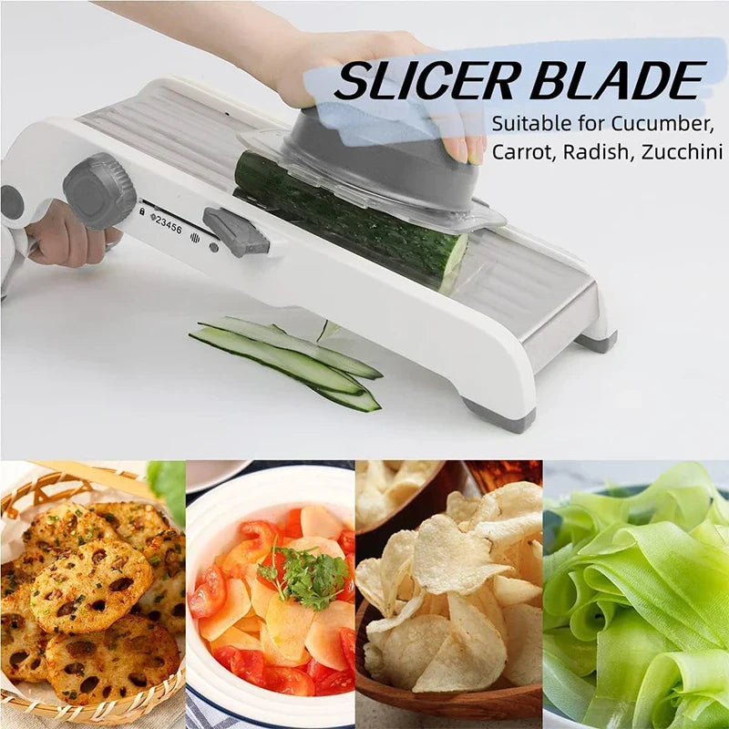 CutMaster Mandoline | 18-in-1 Gemüsehobel für Präzision und Vielseitigkeit