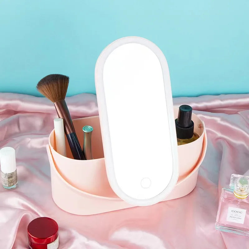 GlamBox™ - Organisieren Sie Ihr Make-up mit LED-Beleuchtung [Letzter Tag Rabatt]