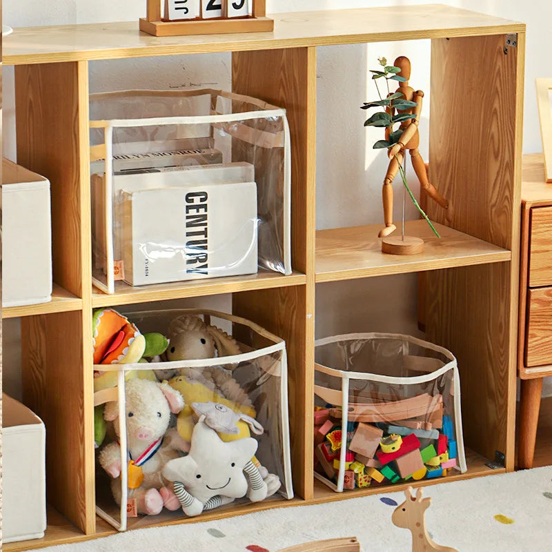 TidyBox Kids Aufbewahrungsbox Transparent | Großes Volumen | Faltbar & Wasserdicht