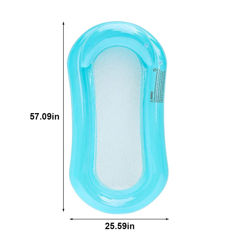 AquaFloat | Aufblasbare Schwimmliege | Ergonomisch und Komfortabel | Schnell Aufblasbar