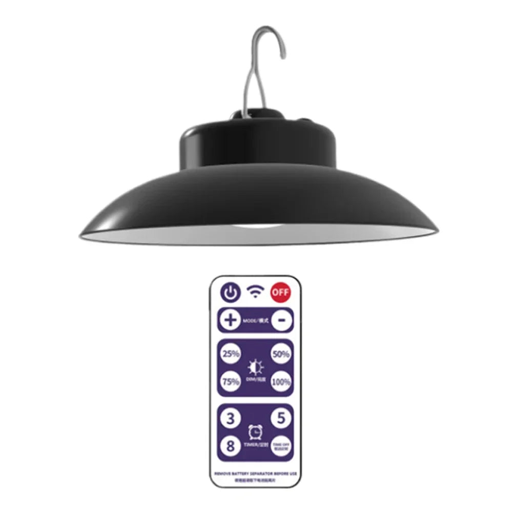 SunGlow Schirmlicht | Solar- & USB-Betrieb | 3 Lichtmodi | Für Garten & Terrasse
