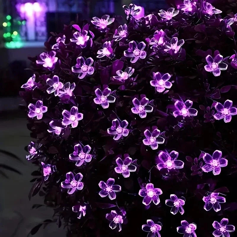 GlowVine | Solar-Lichterkette für Außenbereiche | 100 LEDs, flexibel & wetterfest | Garten, Terrasse, Balkon & festliche Dekoration