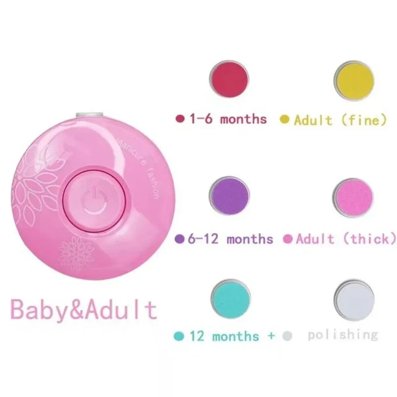 Mimilux | Elektrischer Nageltrimmer | Sanft & sicher | Für Babys & Kleinkinder
