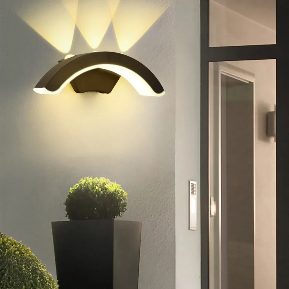 Lumenera LED Wandleuchte | Modernes Design | Warmweißes Licht | Für Innen & Außen