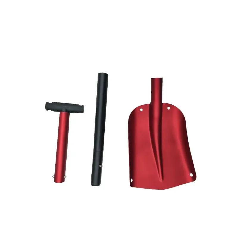 FrostoX SnowShovel | Teleskop & Leicht | Rostfreies Aluminium | Ideal für Auto & Outdoor