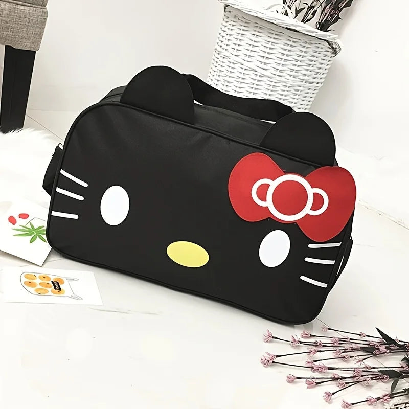 PawsyCharm | Reisetasche & Sporttasche | Oxford-Gewebe, süßes Cartoon-Design | Für Kurztrips, Fitness & Alltag