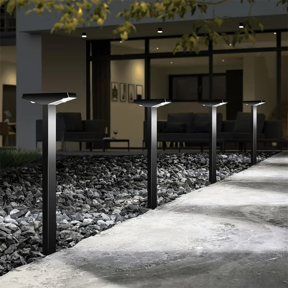 GlowForma Solarleuchten | T-Design | Warm-/Kaltweiß | Für Garten & Wege