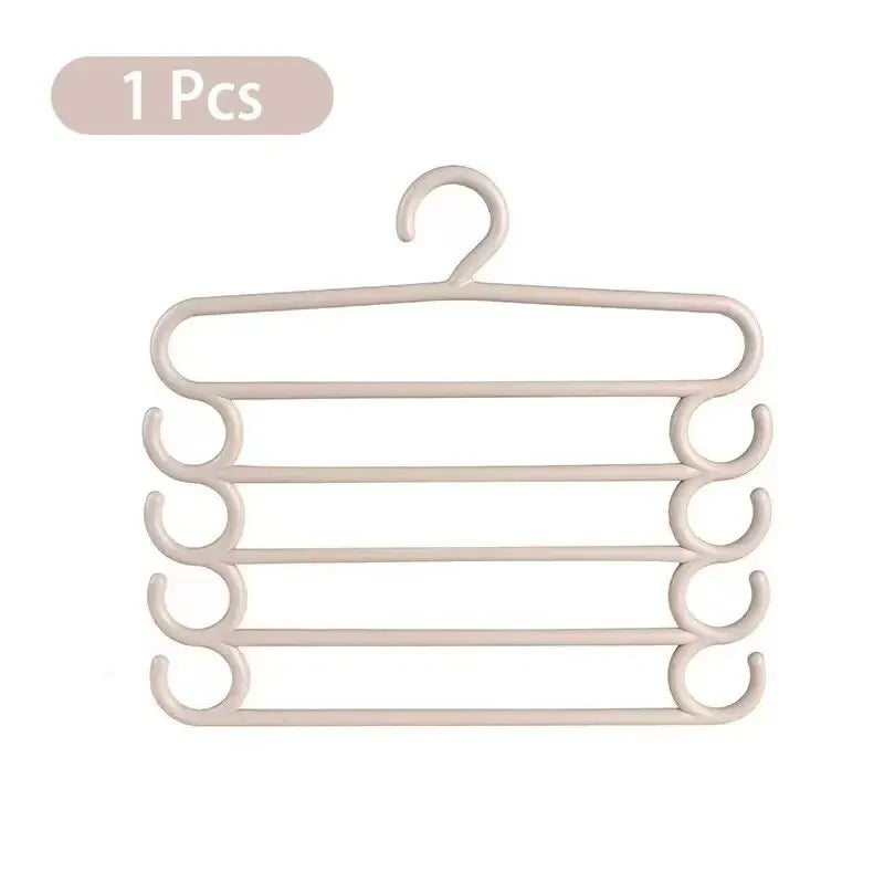 Hangmodo KleiderBuddy | 5-in-1 Hosenbügel | Platzsparend & Stabil | Für Schrank & Reise