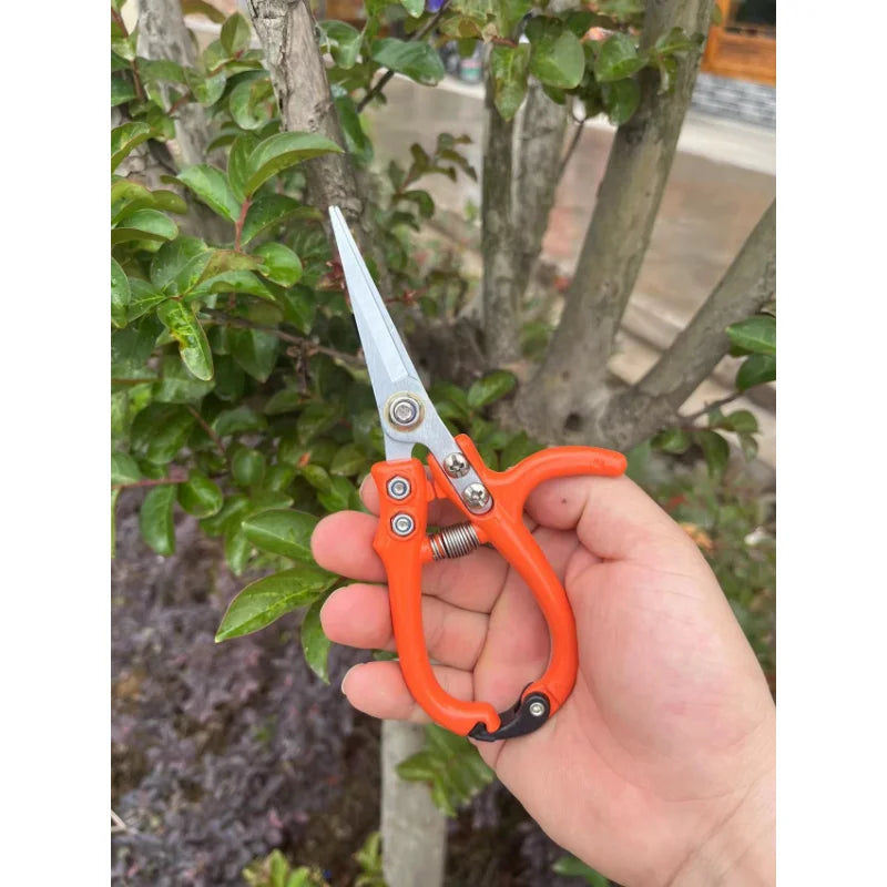 FloraCut | Gartenschere mit Anti-Rutsch-Griff | Edelstahlklinge | Sicherheitsverschluss