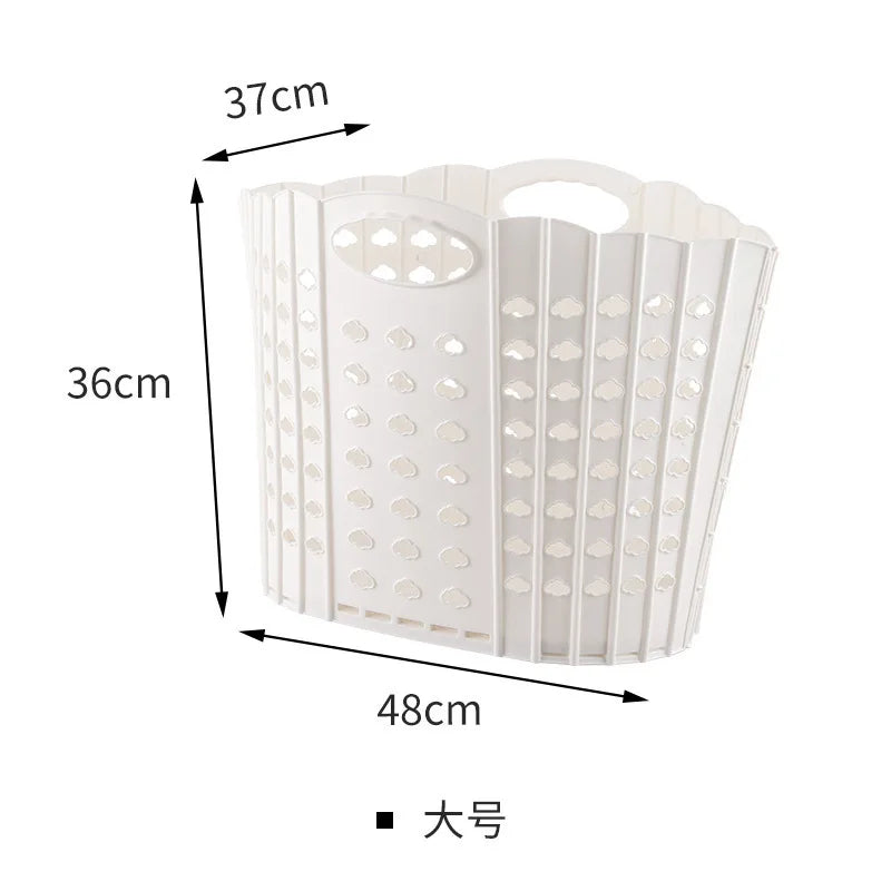 FlexiBasket Wäschekorb | Faltbar & Platzsparend | Robustes PP-Material | In 4 Farben