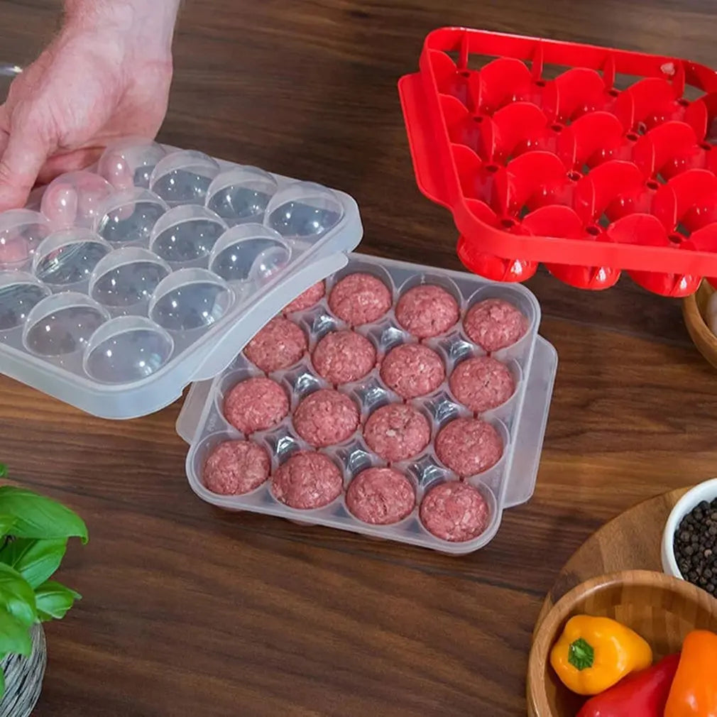 Rollino Meatball Maker | Multifunctional | Non-Stick | Easy-to-Use | 16 Equal Balls