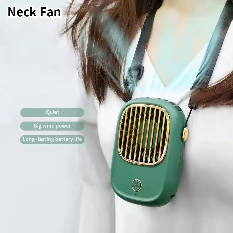 CoolBreeze AeroLynx | Mini-Ventilator | 3-in-1 Tragbar | Wiederaufladbar & Kompakt