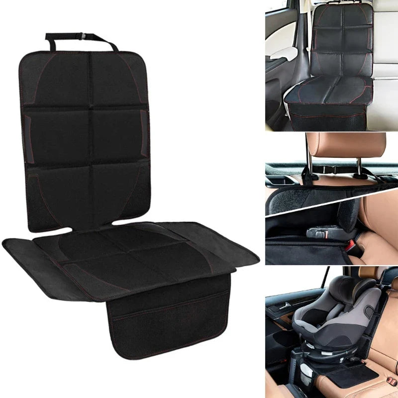 SeatShield Pro Autositzschoner | Wasserdicht & Rutschfest | Mit Taschen | Oxford-Material Schwarz