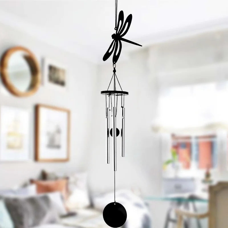 AuraBell Wind Chime | Handgefertigtes Design | Langlebiges Metall | Verschiedene Motive