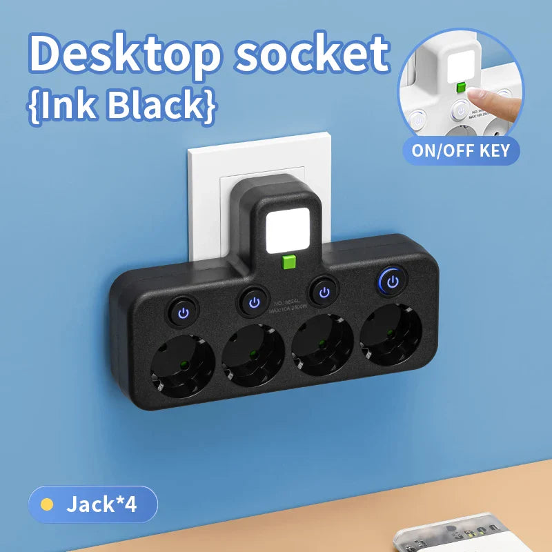 PowerHub ProLine | Steckdosenleiste | USB & Typ-C Anschlüsse | Flammhemmend
