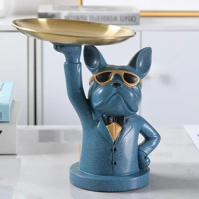 Bulldecor | Schlüsselhalter in Bulldoggenform | Robust, dekorativ & vielseitig | Für Flur, Büro, Schlafzimmer & Eingangsbereich