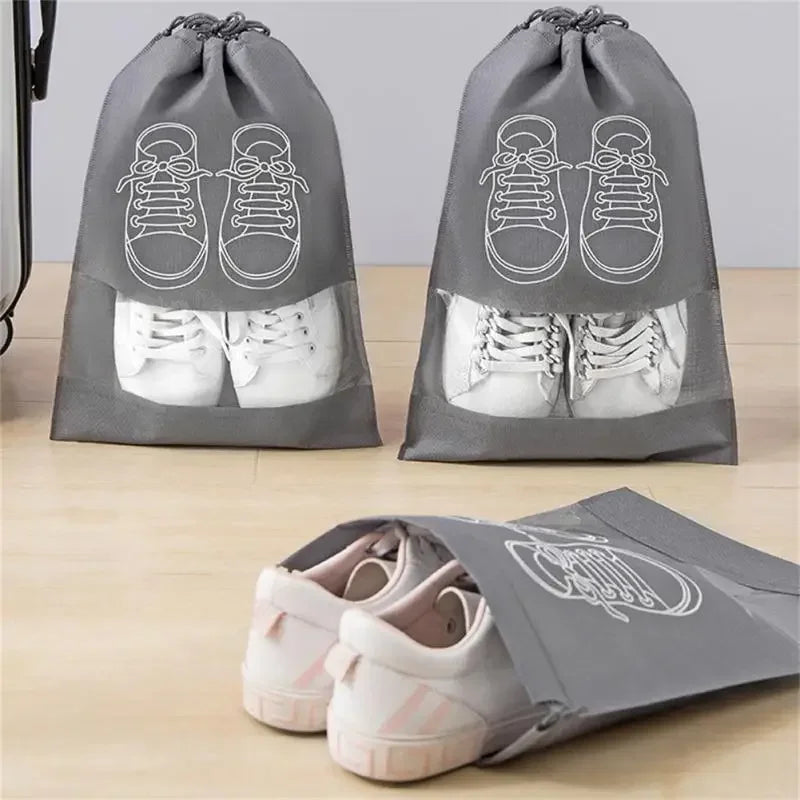 ShoePort Schuhaufbewahrung | Wasserabweisend & Tragbar | Für Reise & Zuhause | Vliesstoff + PVC