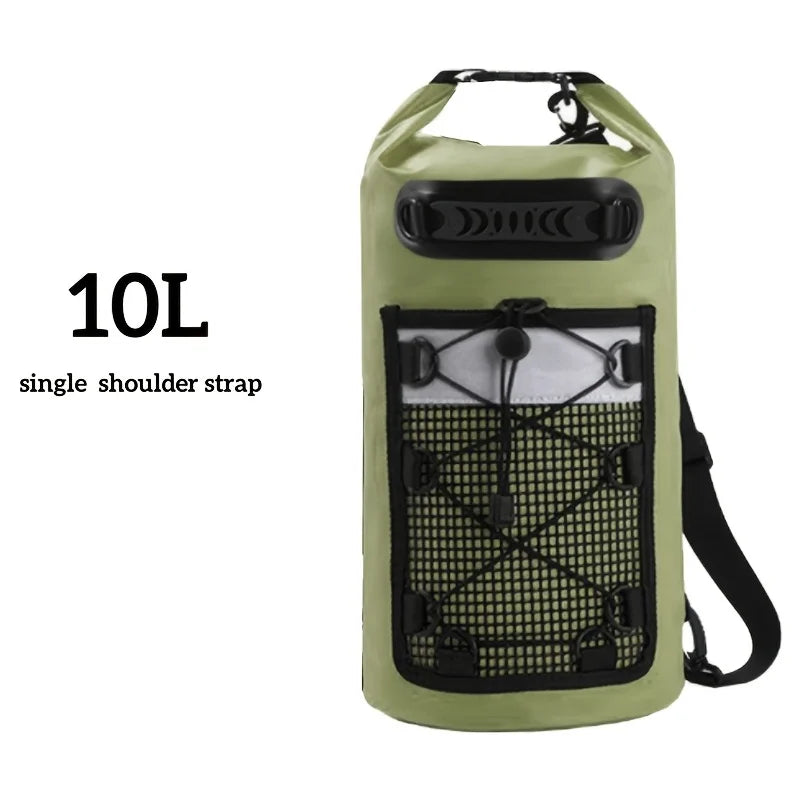 AquaSafe DryBag | Wasserdicht | Rolltop-Verschluss | PVC | 10L-30L
