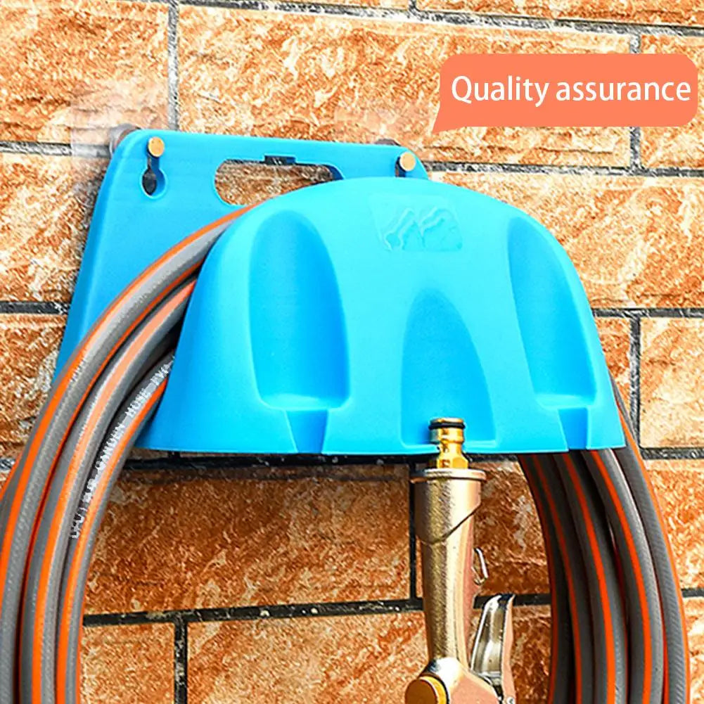 GartoFix Wandschlauchhalter | Wetterfest & Platzsparend | Für Garten & Terrasse | 22x14 cm