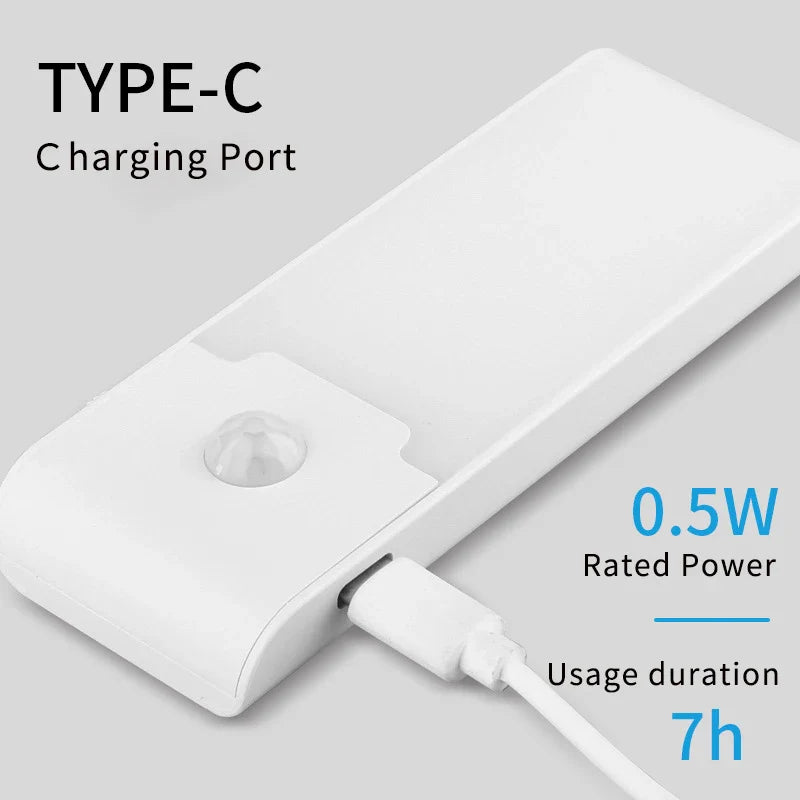 Veliora Sensorlicht | USB-C & Bewegungssensor | Magnetisch & Wiederaufladbar | 160 Lumen LED