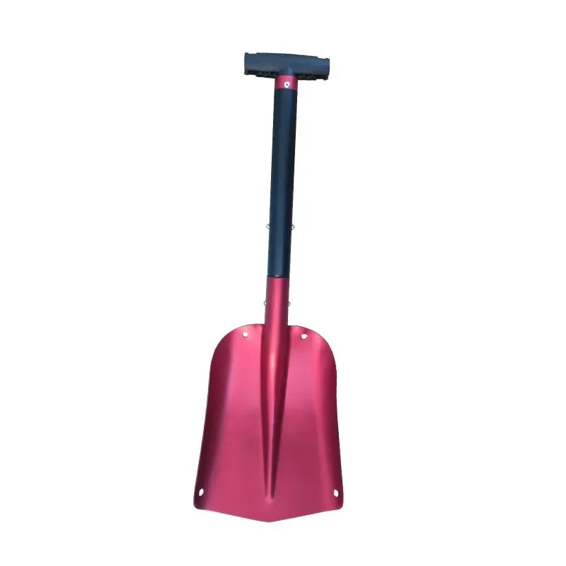 FrostoX SnowShovel | Teleskop & Leicht | Rostfreies Aluminium | Ideal für Auto & Outdoor