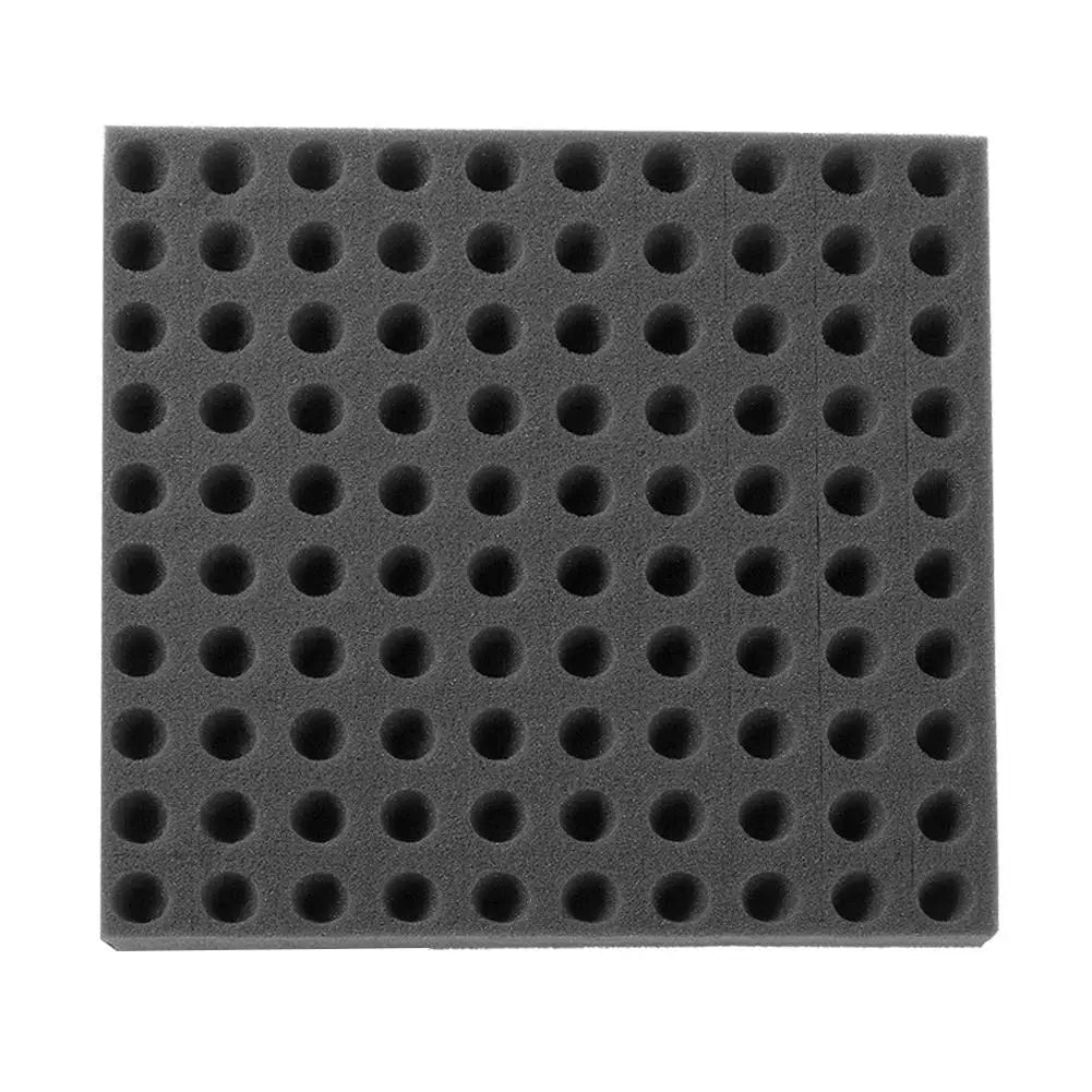 Germina Anzuchtschwamm-Matte | 100 Saatlöcher | Für Hydroponik & Erde | 25×25cm