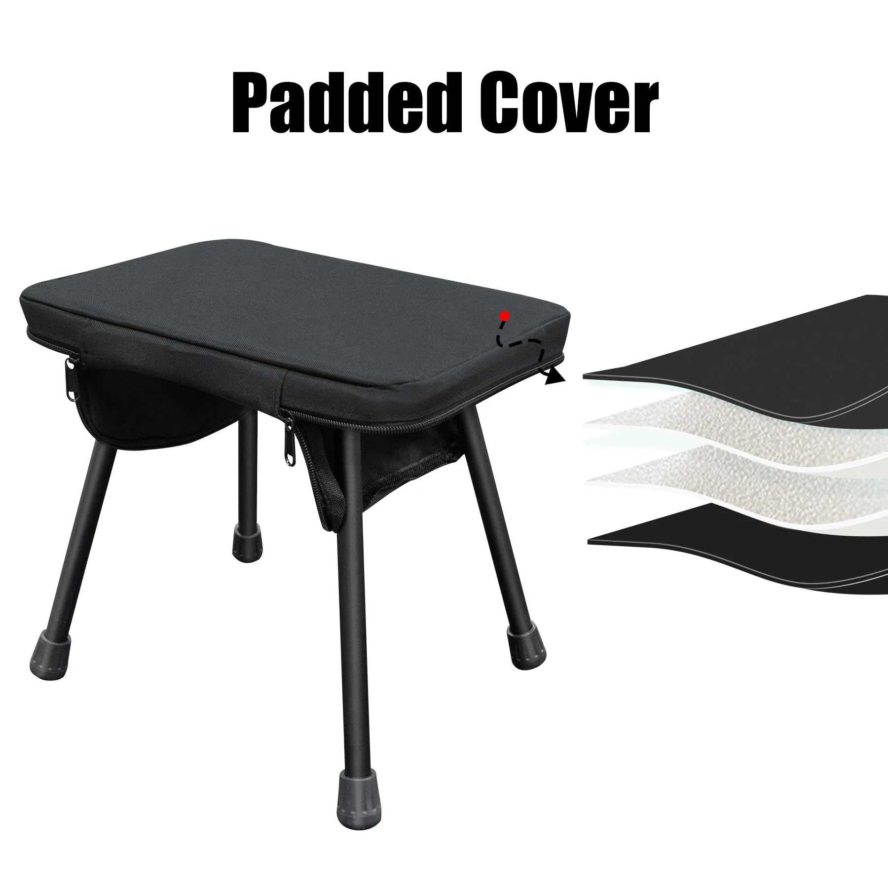 OutdoorPro | Faltbarer Campinghocker | Ultraleicht | Multifunktional