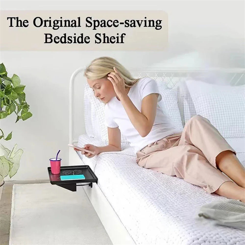 BedBuddy | Bettablage ohne Nachttisch | Robust, rutschfest & werkzeugfrei | Schlafzimmer & Hochbett
