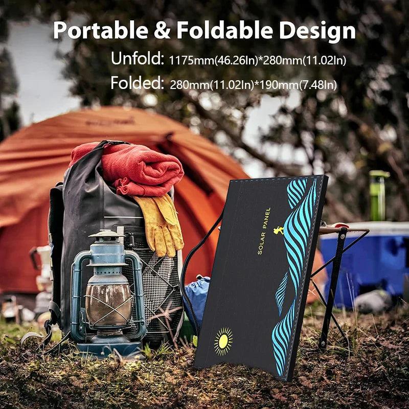 Suncraft | Faltbares Solarpanel | 300W Outdoor Power | USB & DC Ausgänge