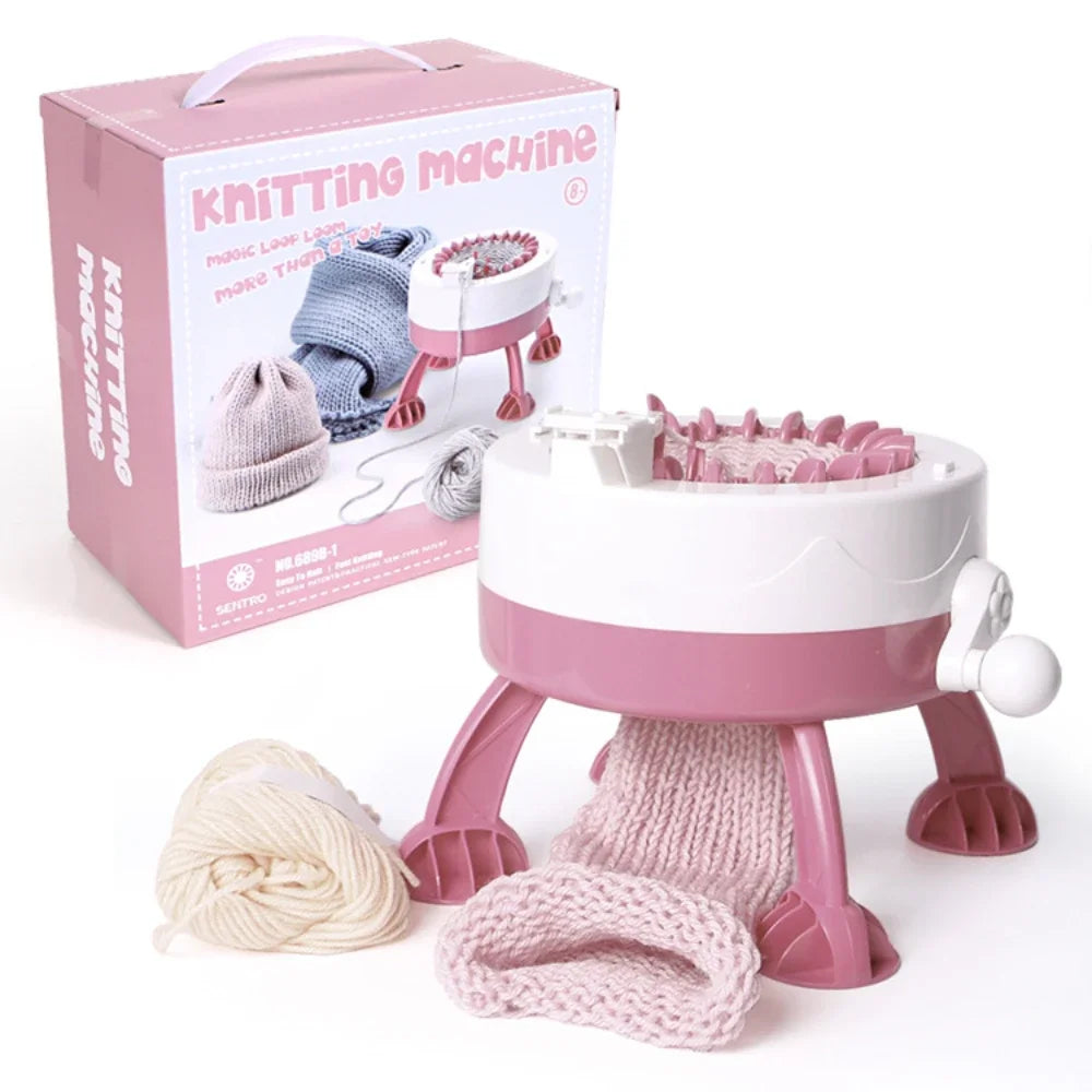 KnitMaster | Strickmaschine Manuell | Schnell & Einsteigerfreundlich | Mit Zubehör