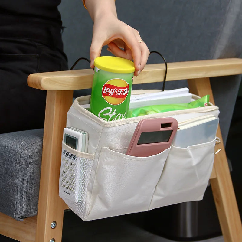 BedEase | Bett Organizer | Hängend & Stabil | Für Bücher Handy Snacks