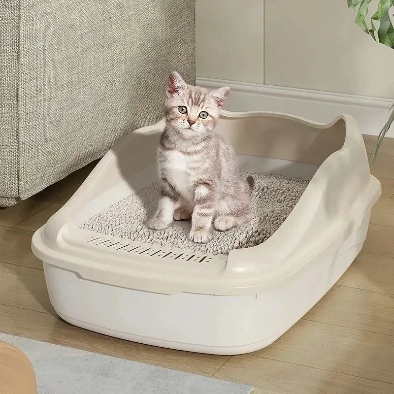 PawNatura | Katzentoilette für Kitten & kleine Katzen | Hohe Umrandung, kompakt & leicht zu reinigen | Für sauberes & hygienisches Zuhause