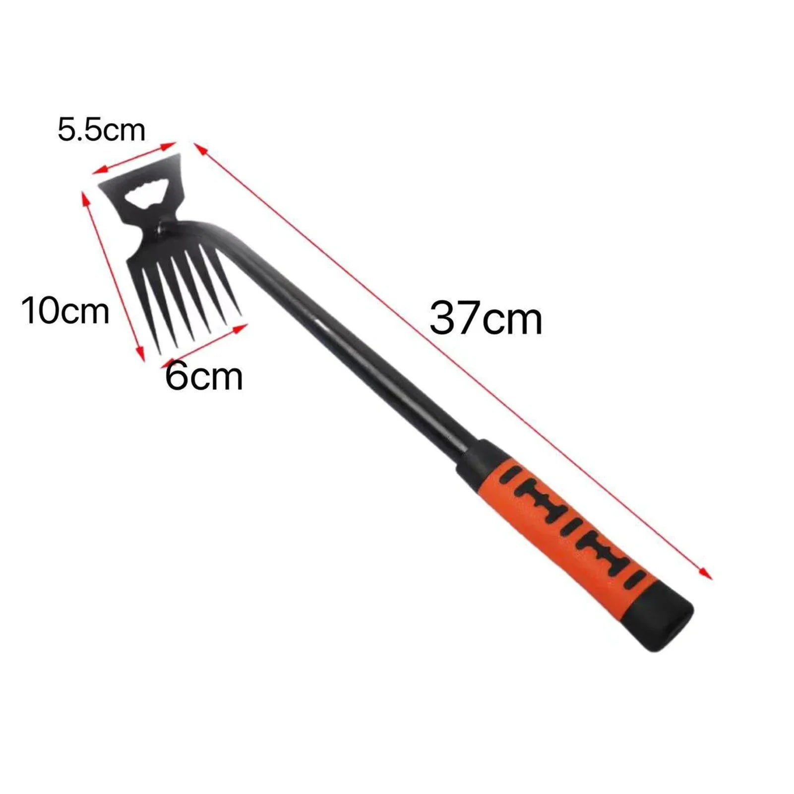 GardenFlex | 2-in-1 Unkrauthobel & Rechen | Rostfreier Edelstahl | Ergonomischer Griff