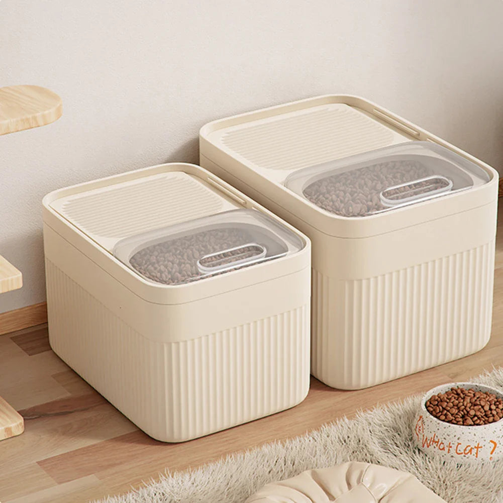 Petrovia | Futterbox | Luftdicht, BPA-frei, Platzsparend | Hunde, Katzen & Kleintiere