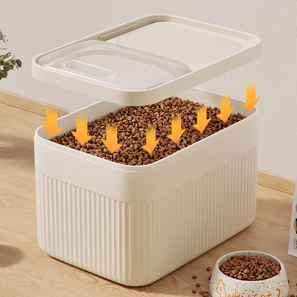 Petrovia | Futterbox | Luftdicht, BPA-frei, Platzsparend | Hunde, Katzen & Kleintiere