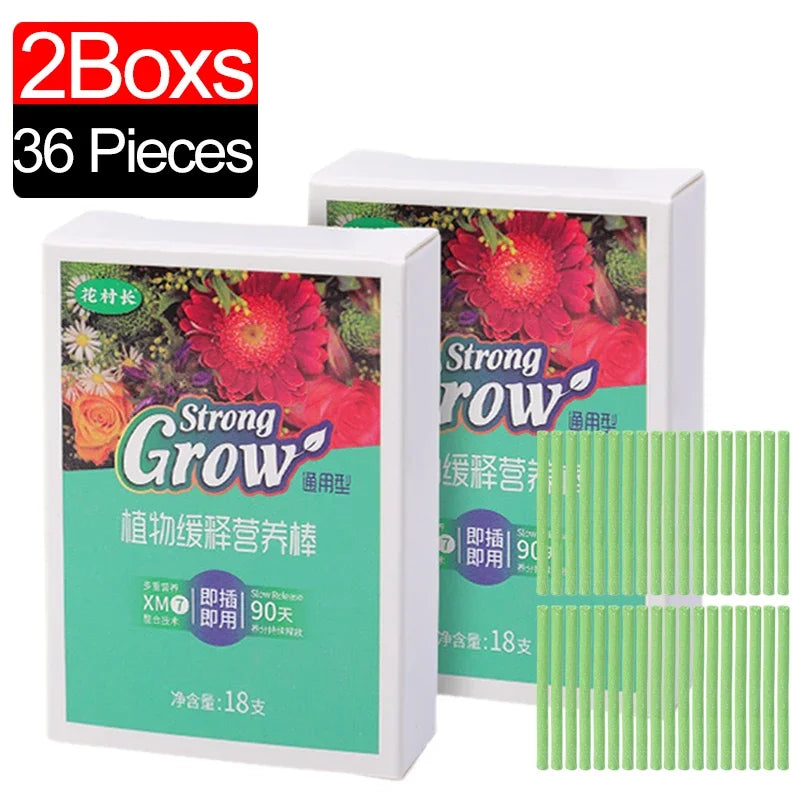 GrowLeaf Sticks | Pflanzendünger-Stäbchen | Einfach & Effektiv | Für Alle Pflanzenarten