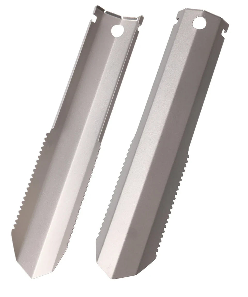 TitanEdge UltraSpade | Titan-Schaufel | Ultraleicht & Rostfrei | Mit Clip & Tasche