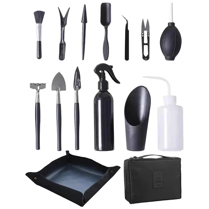 PlantCare Pro | Mini-Gartenwerkzeug Set | Für Sukkulenten & Bonsai