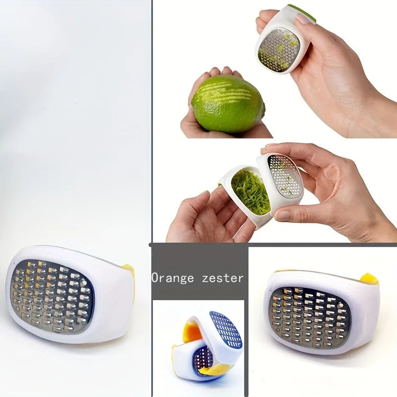 GrateMaster Zestenreibe | Edelstahlklingen | Ergonomischer Griff | Vielseitig & Spülmaschinengeeignet