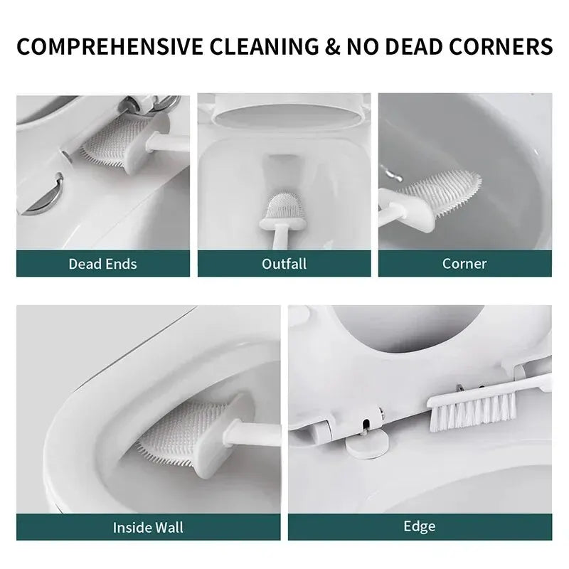 CleanPro | WC-Bürste | Flexibel, Antibakteriell & Ergonomisch | Modernes Design