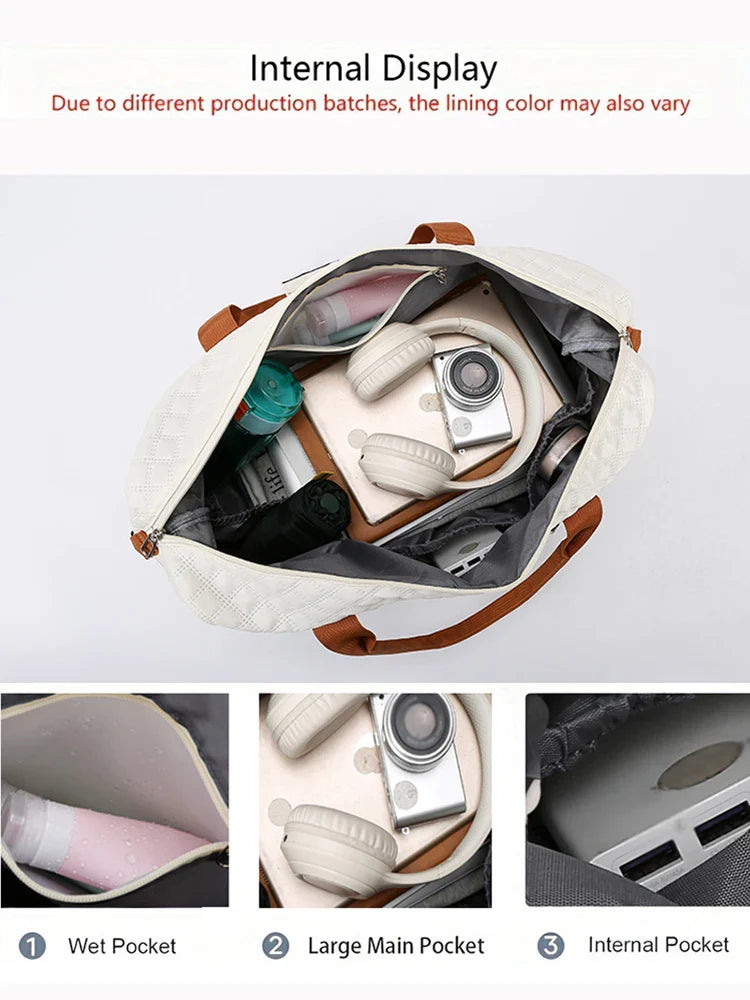 PackItPro | Reisetasche | Praktisch & Elegant | Mit Schuhfach & Verstellbarem Schultergurt