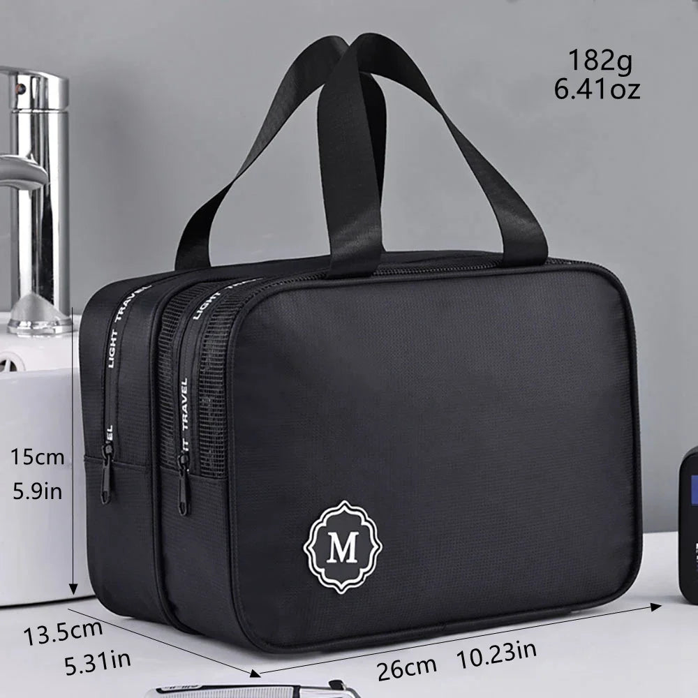 GlobeTidy | Kosmetiktasche für Reisen & Alltag | Nass-Trocken-Trennung, wasserdicht & geräumig | Organisation für Pflegeprodukte & Zubehör