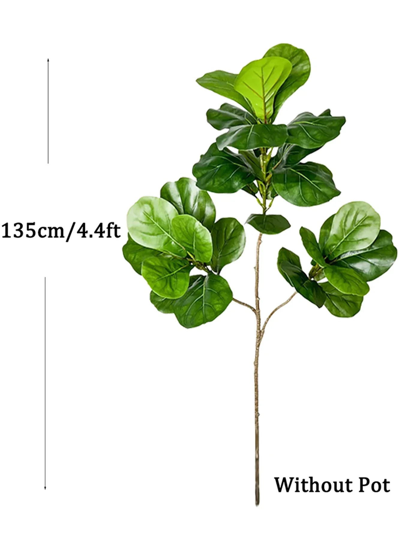 Floraviva Kunstpflanze Ficus | Naturgetreue Optik | 70–135 cm | Für Innen & Außen