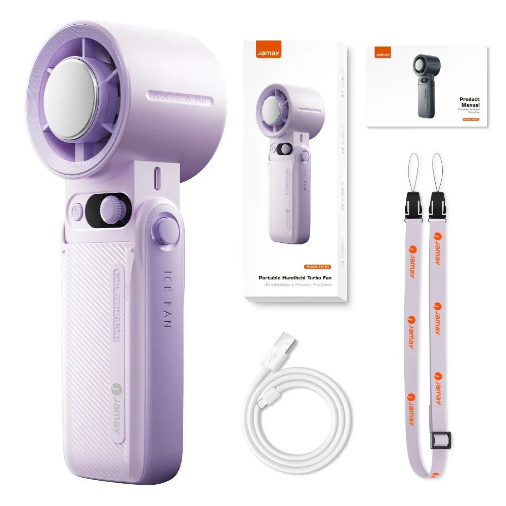 Frozano CoolFlex | 3-in-1 Ventilator | Tragbar & Halsfreundlich | LED-Display | Bis 25 Std Laufzeit