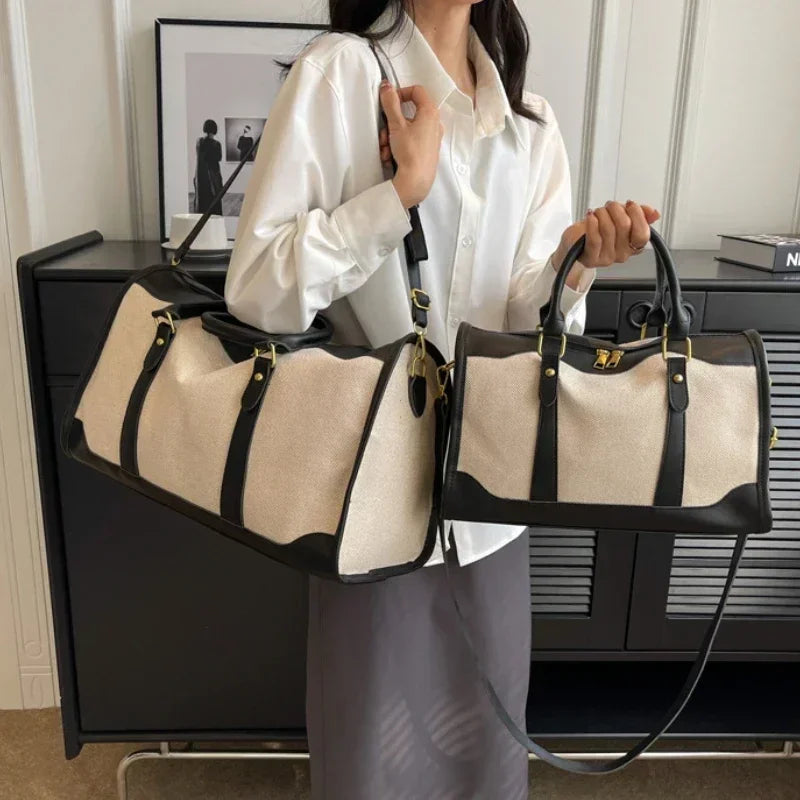 UrbanEdge | Reisetasche & Sporttasche | Canvas & PU-Leder, leicht & robust | Für Alltag, Training & Wochenendausflüge