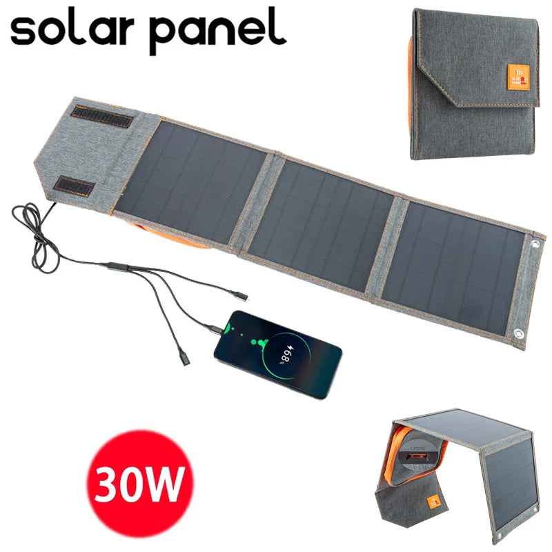 Solmate Fold | Tragbares Solarpanel | 15–30W Power für Unterwegs