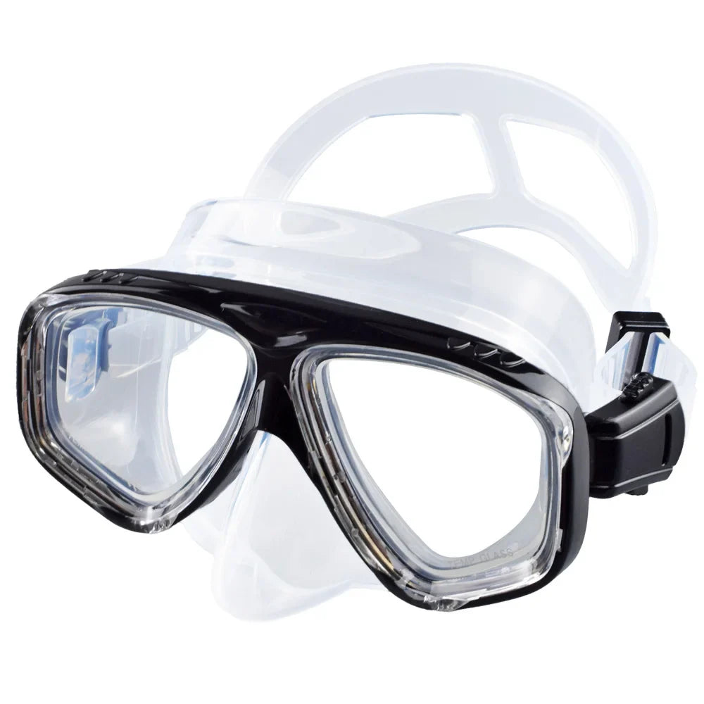 Aquanisa Tauchmaske | 180° HD-Glas Sicht | Antiallergen & Dicht | Für Schnorchel & Schwimmen