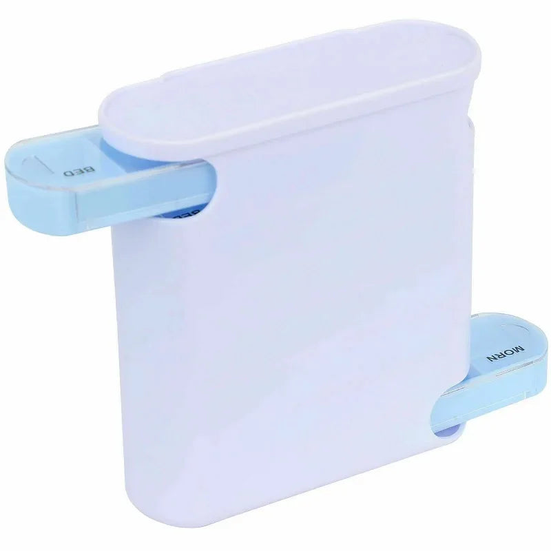 VitalEase Pillenbox | 7 Tage Organizer | Bunte Module | BPA-frei